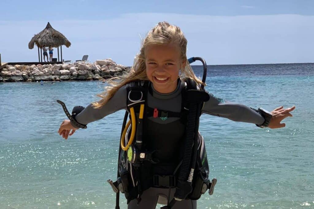 PADI Bellenmaker Programma: Duikplezier voor kinderen bij Jan Thiel Diving