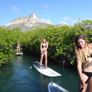 Ontdek de magie van Curaçao met een Spaans Water Mangrove SUP Tour